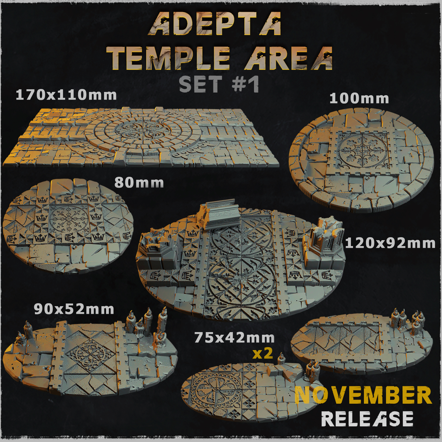 Adepta Temple Bases - image 1